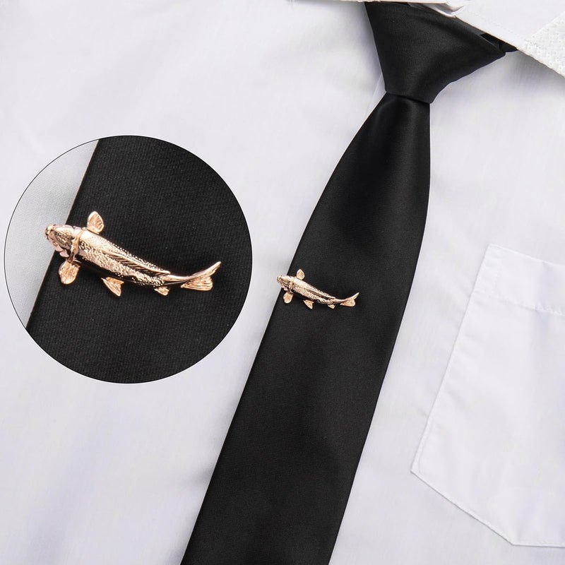 HAWSON 2/2.2 Inch Various Tie Clips for Men Unique, Personalized Novelty Tie Bars Pins Tacks, Funny Theme Wedding Holiday Gifts for Husband Groomsmens - Image 3